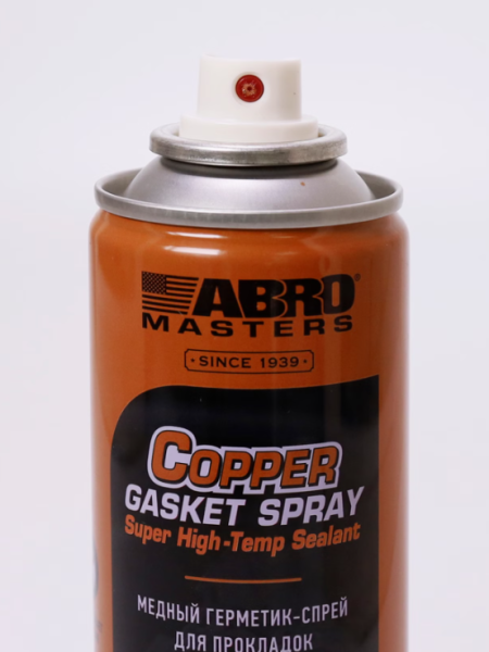Герметик-спрей медный для прокладок 200мл CG-318-200-AM-RE ABRO MASTERS