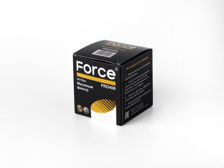 Фильтр масляный FORCE FRO406 (L32114300A, LF0114302) вставка (аналог VIC O-406)