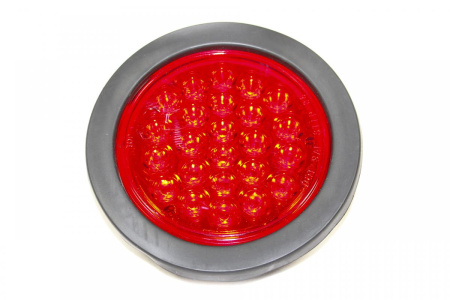 Элемент заднего фонаря круглый-диодный (без номера) красный 24V КНР