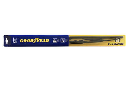 Щетка стеклоочистителя Goodyear Frame GY000322 22"/55см всесезонная каркасная, 3 переходника