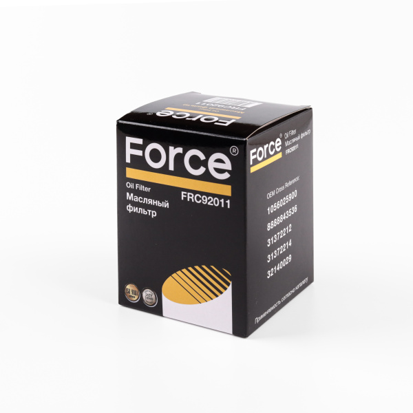 Фильтр масляный FORCE FRC92011 (1056025900) Geely Atlas/Monjaro/Tugella