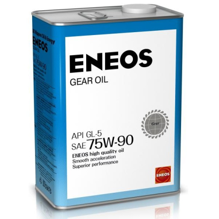Масло трансмиссионное ENEOS GEAR GL-5 75w90 4л синтетика