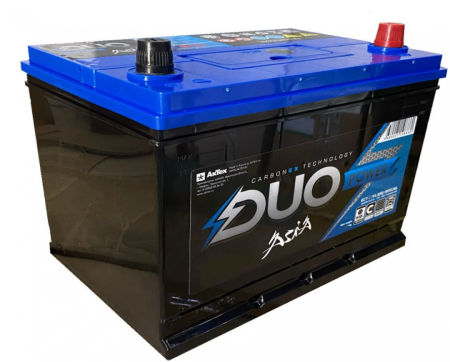 Аккумулятор DuoPower Asia 80 а/h 6CT-80VL 80-3-R (80D26L) Пуск ток 580/710A левый