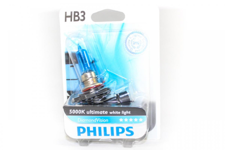 Лампа Philips 9005DVB1 HB3 (9005) 65W Diamond Vision 5000K