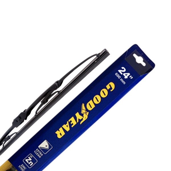 Щетка стеклоочистителя Goodyear Frame GY000324 24"/60см всесезонная каркасная, 3 переходника