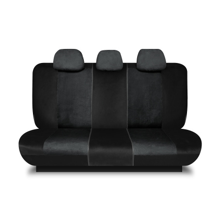 Авточехлы "AUTOPROFI Premium Combo Comfort" CMB-1105PV BK/BK велюр, 11пр, чёрный