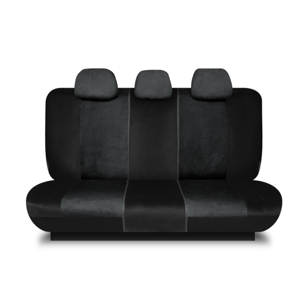 Авточехлы "AUTOPROFI Premium Combo Comfort" CMB-1105PV BK/BK велюр, 11пр, чёрный