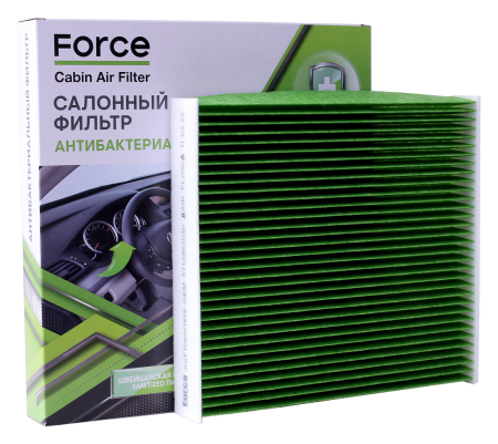 AC-108A FORCE ACF108A/1919 (87139-06080) фильтр салонный антибактериальный