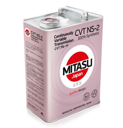 Масло трансмиссионное MITASU MJ326 CVT NS-2 4л синтетическое (зеленое)
