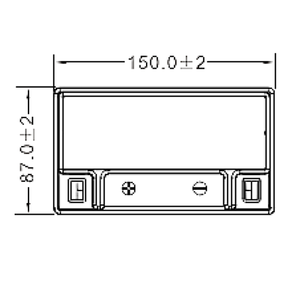 Аккумулятор WBR МОТО SMT12-18-A (12V18Ah) прямая полярность (+-) 150*87*161