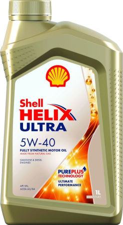 Масло моторное SHELL Helix Ultra 5w40 SN/CF  1л синтетическое