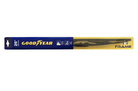 Щетка стеклоочистителя Goodyear Frame GY000326 26"/65см всесезонная каркасная, 3 переходника