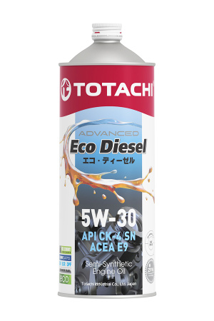 Масло моторное TOTACHI Eco Diesel 5w30 CK-4/CJ-4/SN E9/E7 полусинтетика 1л