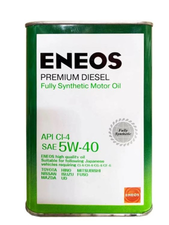 Масло моторное ENEOS Diesel Premium FULLY SYNTHETIC CI-4 5w40 0,94л