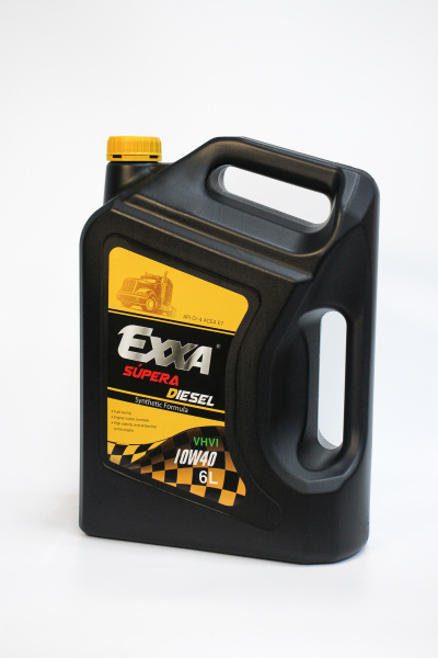 Масло моторное EXXA SUPERA Diesel 10w40 CI-4 ACEA E7 полусинтетическое, 6л. (Ю.Корея)