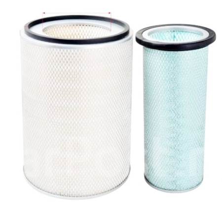 Фильтр воздушный AGAMA A-3366S (A366+A367) (600-181-3800) (аналог Sakura A-5653-S) комплект 2 шт