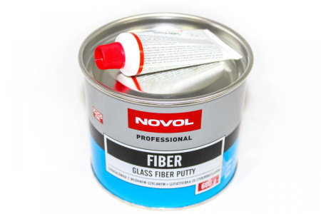 Novol Fiber Шпатлевка со стекловолокном 0,6кг 1222