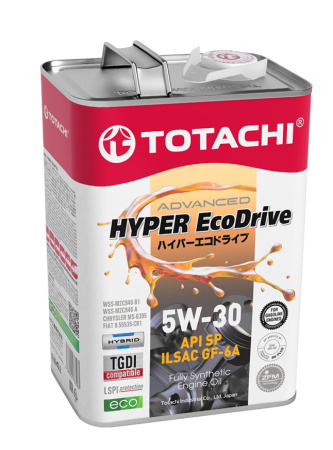 Масло моторное TOTACHI HYPER Ecodrive  5w30  SP/GF-6A 4л синтетическое
