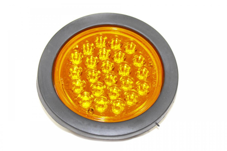 Элемент заднего фонаря круглый-диодный (без номера) желтый 12V КНР