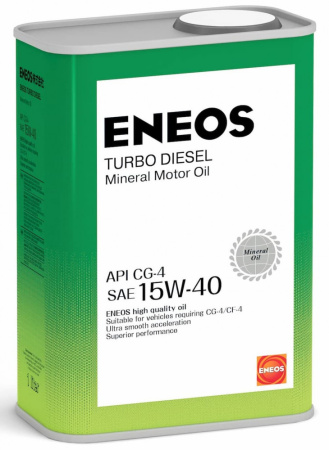 Масло моторное ENEOS Turbo Diesel 15W40 СG-4  0,94л