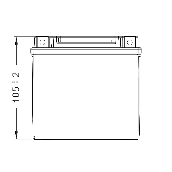 Аккумулятор WBR МОТО SMT12-5 (12V5Ah) обратная полярность (-+) 113*70*105
