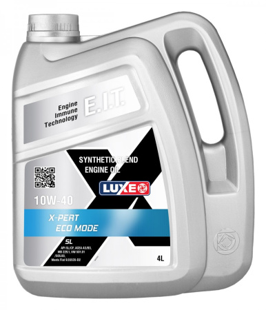 Масло моторное LUXE Premium  X-PERT ECO MODE 10w40 SL 20л полусинтетическое