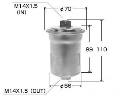 Фильтр топливный VIC FC-186 (V9111-5004)