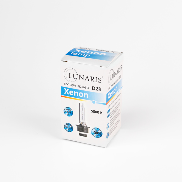 Лампа ксеноновая D2R 12V35W AC PK32d-3 5500K Xenon LUNARIS