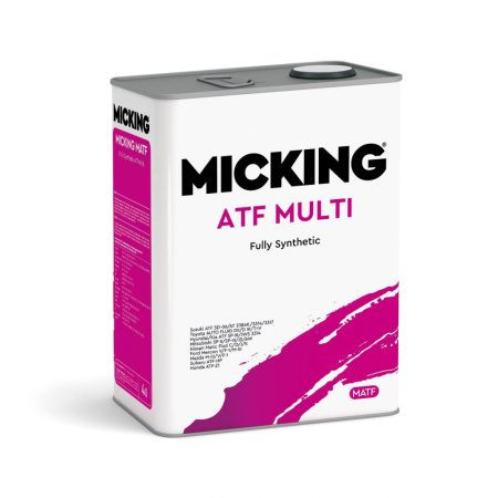 Масло трансмиссионное MICKING ATF MULTI 4л синтетическое