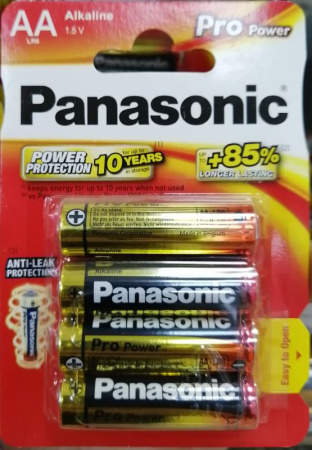 Батарейка Panasonic LR6 PRO POWER 4BP (цена за блистер)