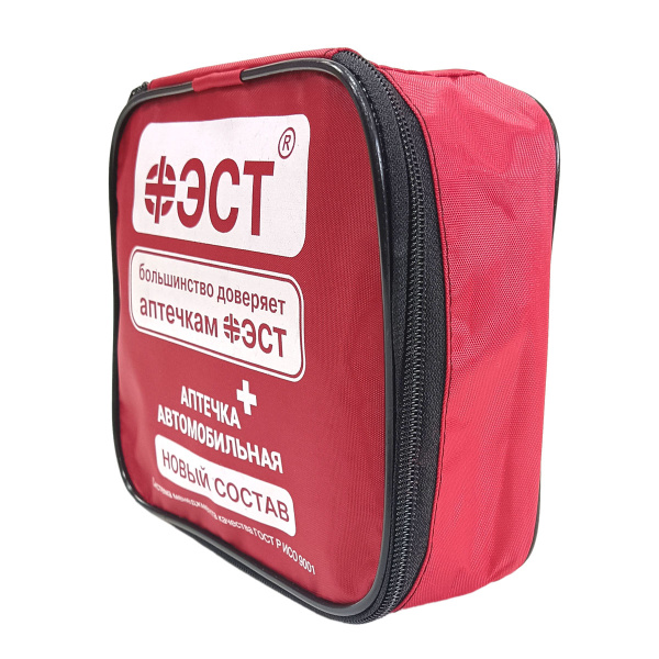 Аптечка первой помощи автомобильная "ФЭСТ" футляр мягкий 3737 (НОВЫЙ СОСТАВ)