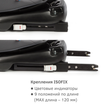 Удерживающее устройство для детей "SIGER Престиж ISOFIX" KRES3525 маренго, 0+/1/2/3 группа