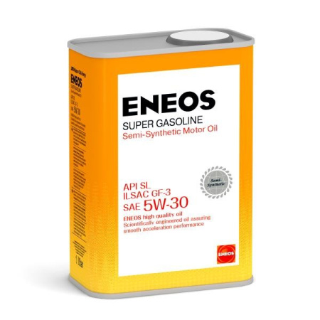 Масло моторное ENEOS Super Gasoline Полусинтетика SL 5w30 0,94л