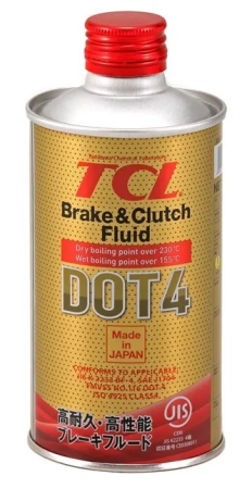 Тормозная жидкость TCL "DOT-4"  355мл  Япония