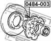 Шпилька колесная 0484-003/MB301509 Febest