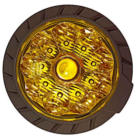 Фонарь задний диодный круглый ходовой 60W желтый 1 шт КНР