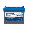 Аккумулятор АкТех Extra Premium Asia 58A/h, 6СТ-58L, 58-3-L, 75B24R, 12V, 520/650A правый