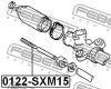 Тяга рулевая 0122-SXM15/45503-29625 Febest