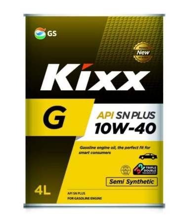 Масло моторное GS Kixx G SN Plus 10w40 4л   полусинтетика