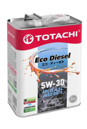 Масло моторное TOTACHI Eco Diesel 5w30 CI-4/SL  4л полусинтетическое
