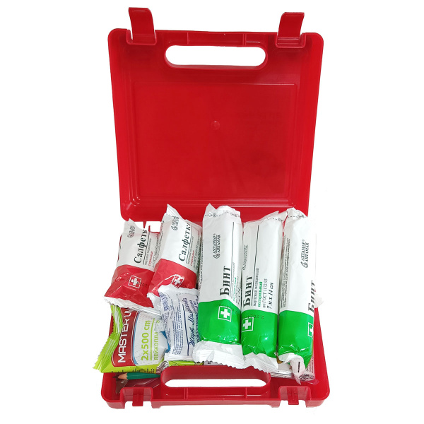 Аптечка первой помощи автомобильная "ФЭСТ" футляр 3735 (НОВЫЙ СОСТАВ)