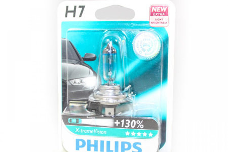 Лампа Philips 12972XV+B1 H7 12V 55W X-treme Vision +130%
