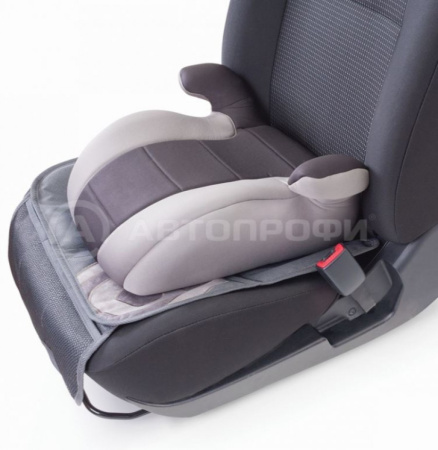 Защитная накидка под детское кресло "AUTOPROFI Смешарики" SM/COV-010 GY/BL серый/синий
