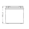 Аккумулятор WBR МОТО SMT12-5 (12V5Ah) обратная полярность (-+) 113*70*105