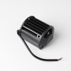 Фонарь диодный прямоугольный ходовой маленький, линза 36W 12-80V. (EL058) LUNARIS