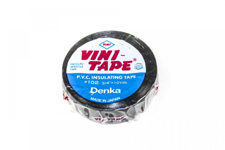 Изолента Denka Vini Tape черная  19мм*9м