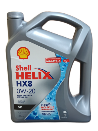 Масло моторное SHELL Helix HX8 SP 0w20 4л синтетика