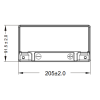 Аккумулятор WBR МОТО HP 12-24 (12V24Ah) обратная полярность (-+) 205*90*162