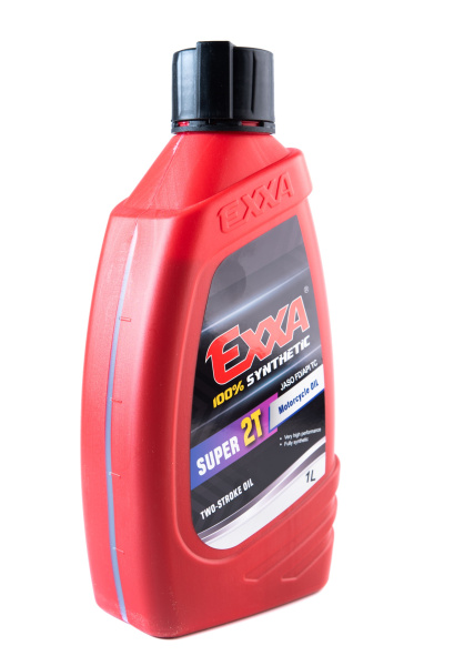 Масло моторное EXXA MOTO SUPER 2T  синтетическое для двухтактных двигателей, 1л. (Ю.Корея)
