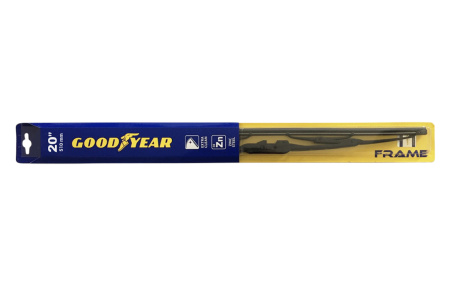 Щетка стеклоочистителя Goodyear Frame GY000320 20"/51см всесезонная каркасная, 3 переходника